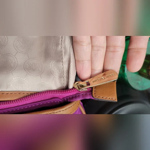 Michael Kors Nylon And Leather Crossbody Purse - Picture 15 of 15